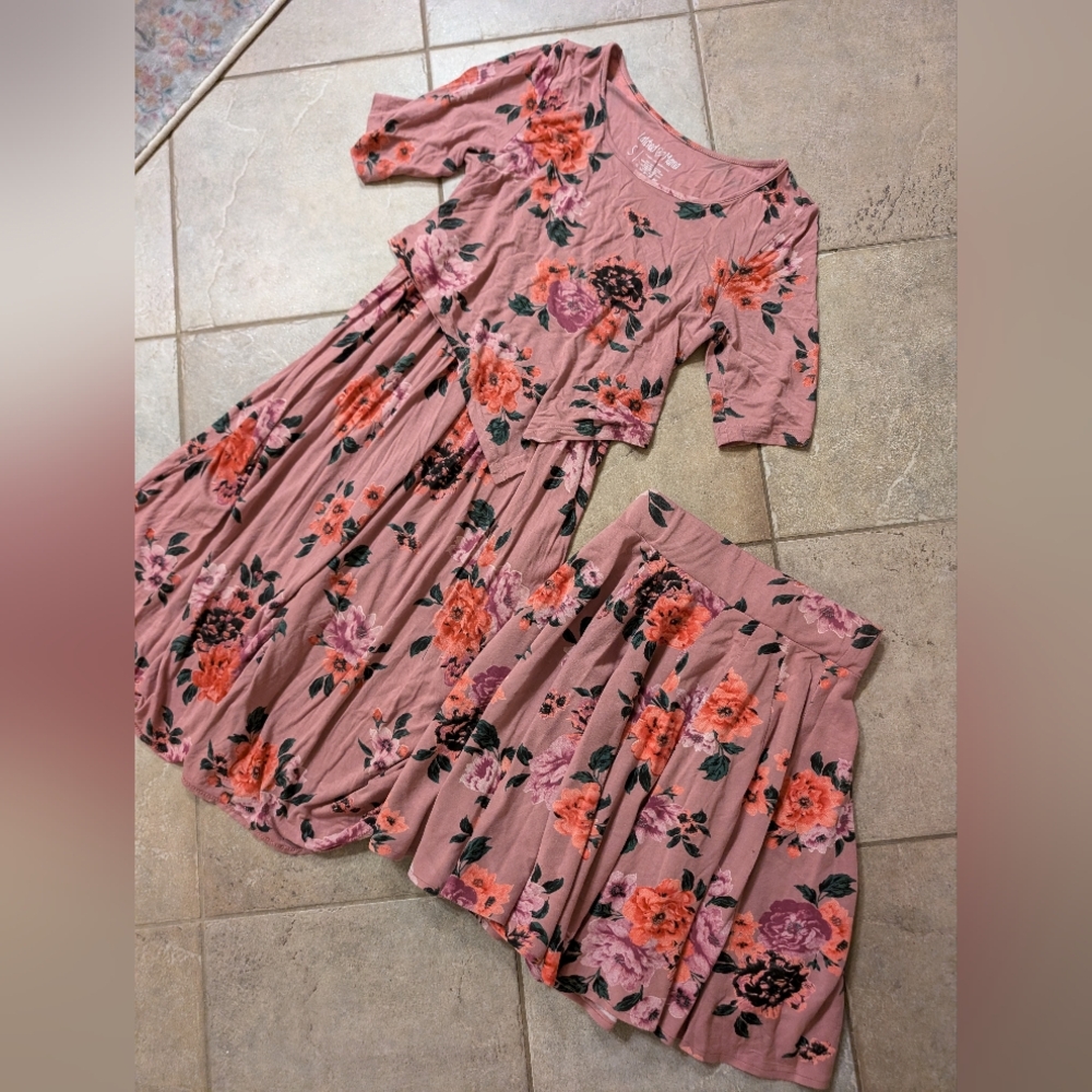 Latched Mama *Altered* Dress And Matching Girls Skirt